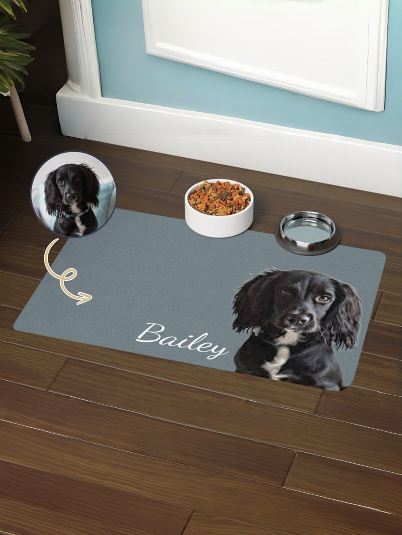 Personalized Pet Placemats with Name and Photo